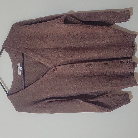 Madewell Relaxed V Neck Cardigan Size S - Picture 8 of 9